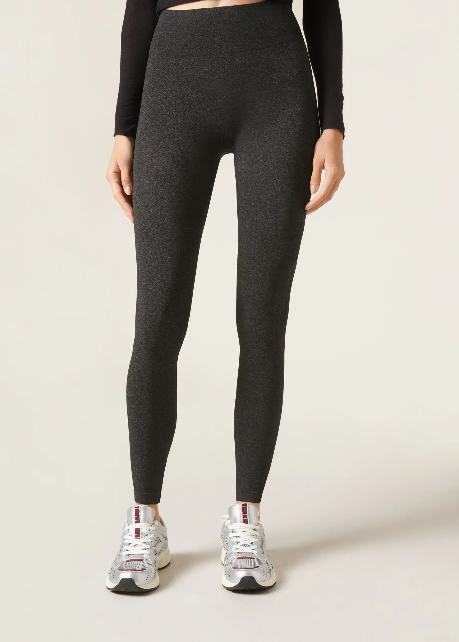 Leggings^Calzedonia Ultra Opaque Microfibre Leggings 474 - Grey Blend