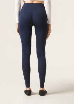 Leggings^Calzedonia Ultra Opaque Microfibre Leggings 700 - Intense Blue