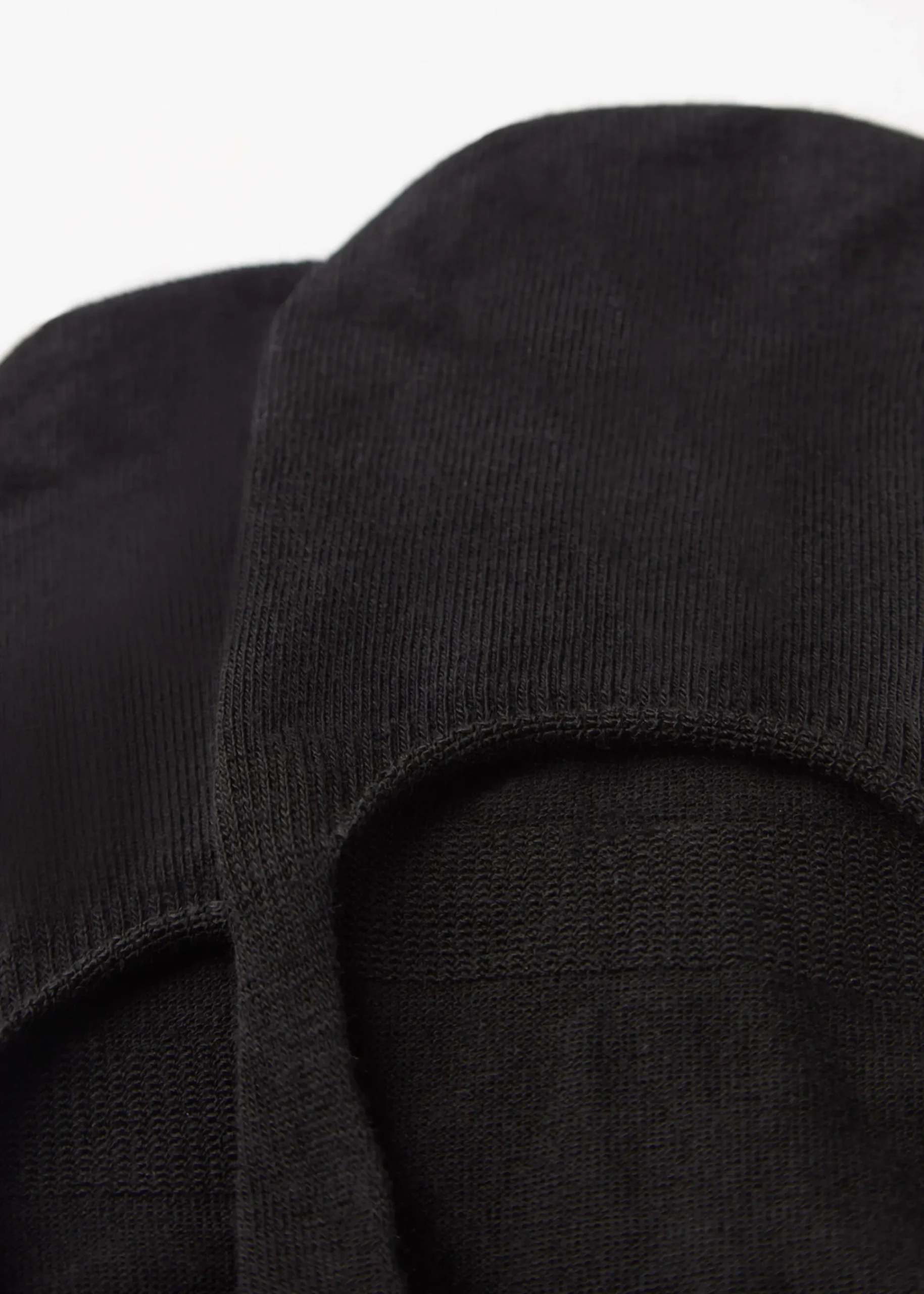 Invisible^Calzedonia Unisex Cotton Invisible Socks 019 - Black
