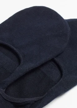 Invisible^Calzedonia Unisex Cotton Invisible Socks 016 - Blue