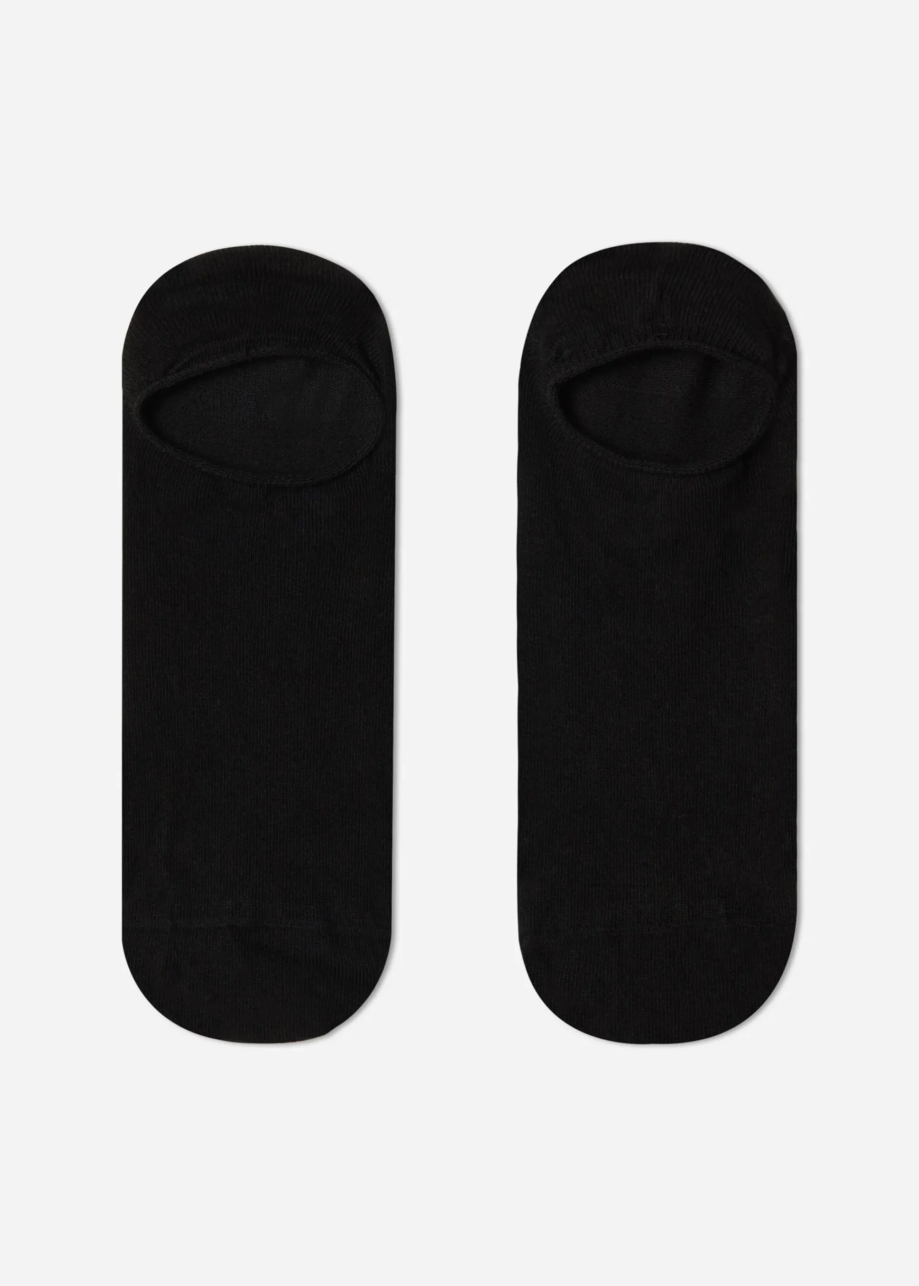 No-Show^Calzedonia Unisex Cotton Pop Socks 019 - Black