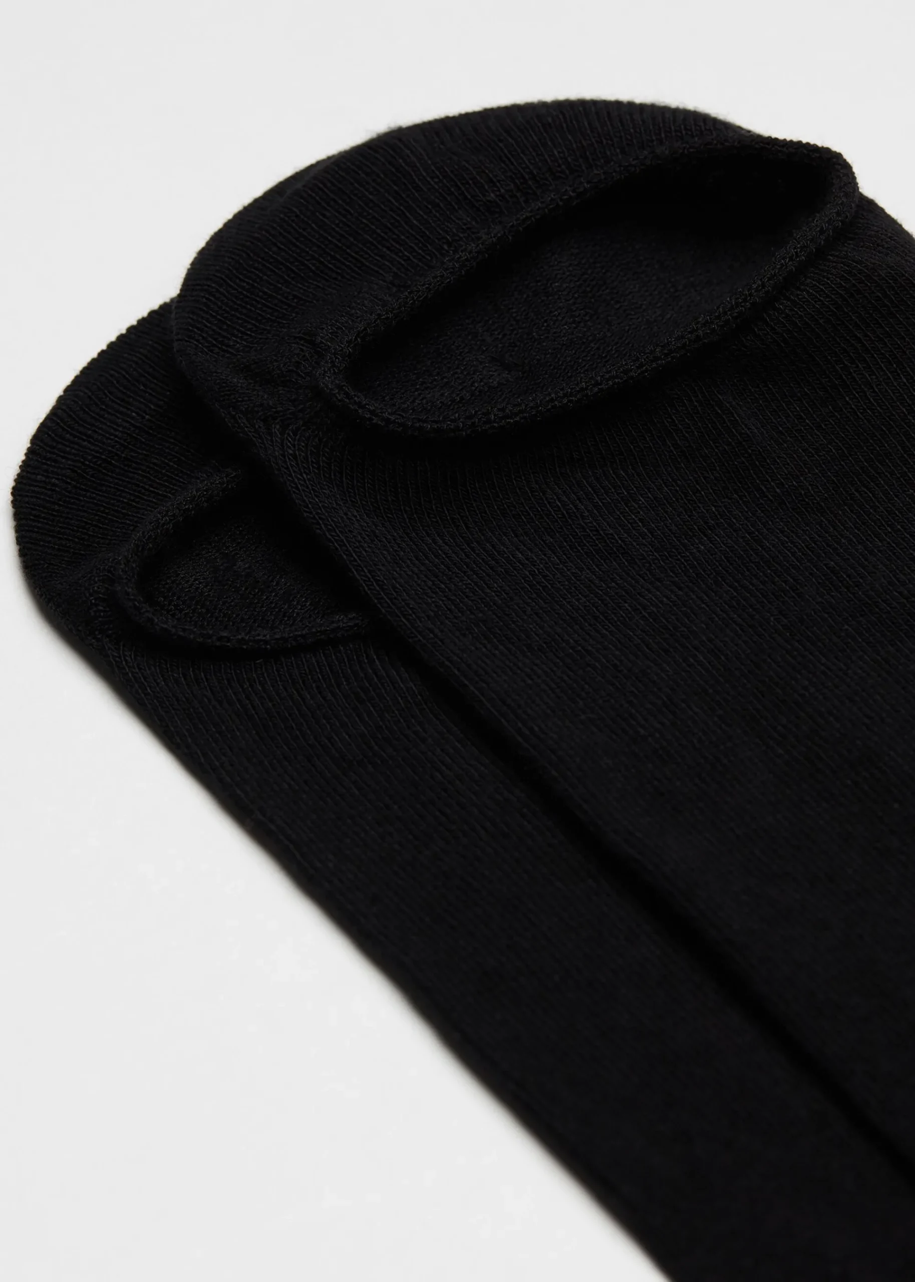 No-Show^Calzedonia Unisex Cotton Pop Socks 019 - Black