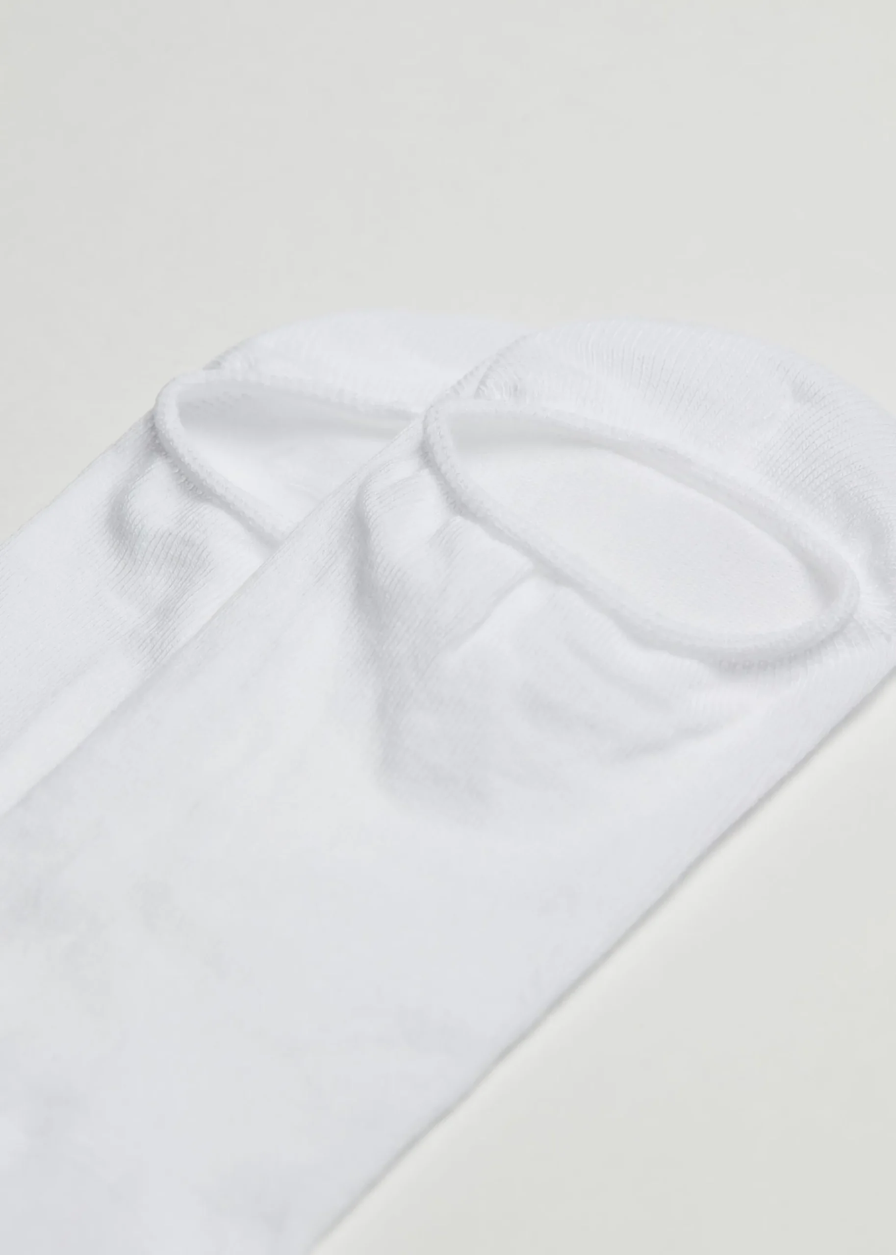 No-Show^Calzedonia Unisex Cotton Pop Socks 001 - White