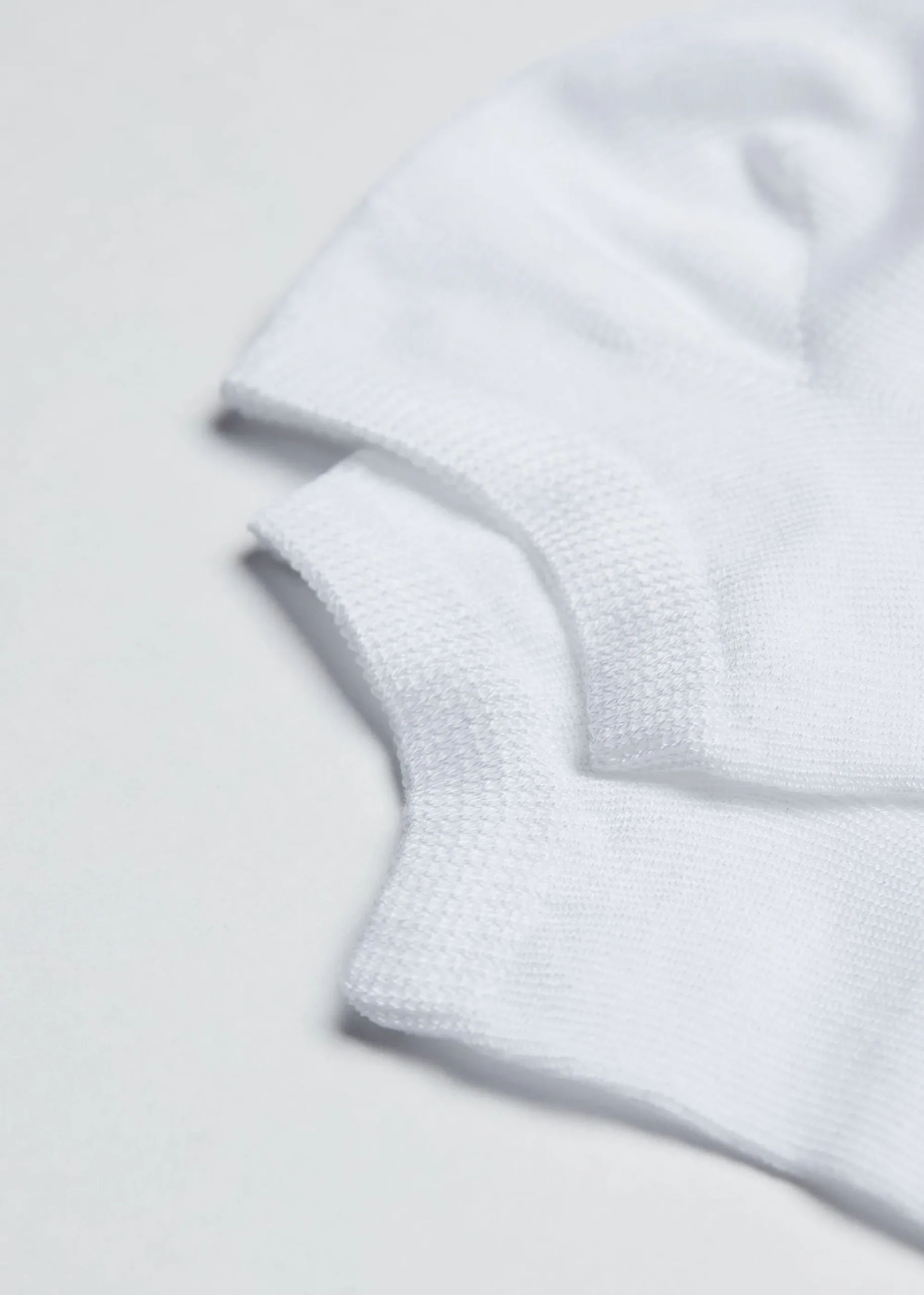 No-Show^Calzedonia Unisex Cotton Pop Socks 001 - White