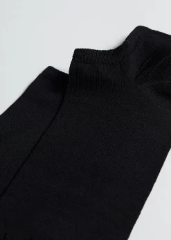 No-Show^Calzedonia Unisex Cotton Pop Socks 019 - Black