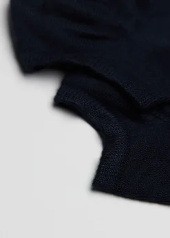 No-Show^Calzedonia Unisex No-Show Socks With Cashmere 016 - Blue