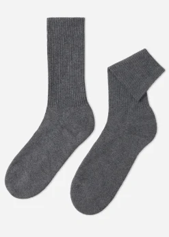Long Socks^Calzedonia Unisex Sport Socks 042 - Mid Grey Blend