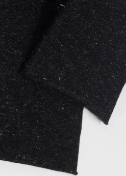 Short Socks^Calzedonia Warm Cotton Short Socks 8902 - Black Glitter Cashmere
