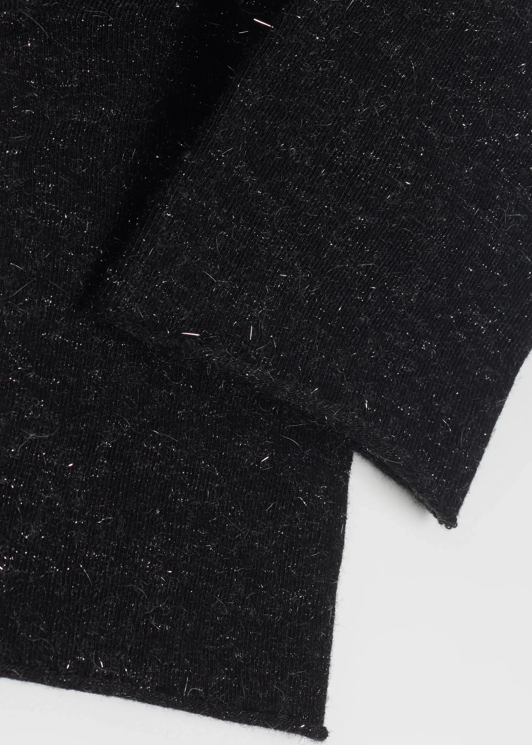 Short Socks^Calzedonia Warm Cotton Short Socks 8902 - Black Glitter Cashmere